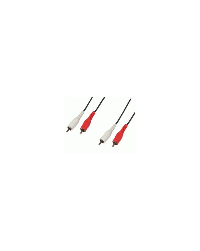 Cable Audio 2RCA macho-2RCA macho 1.5m/Edc