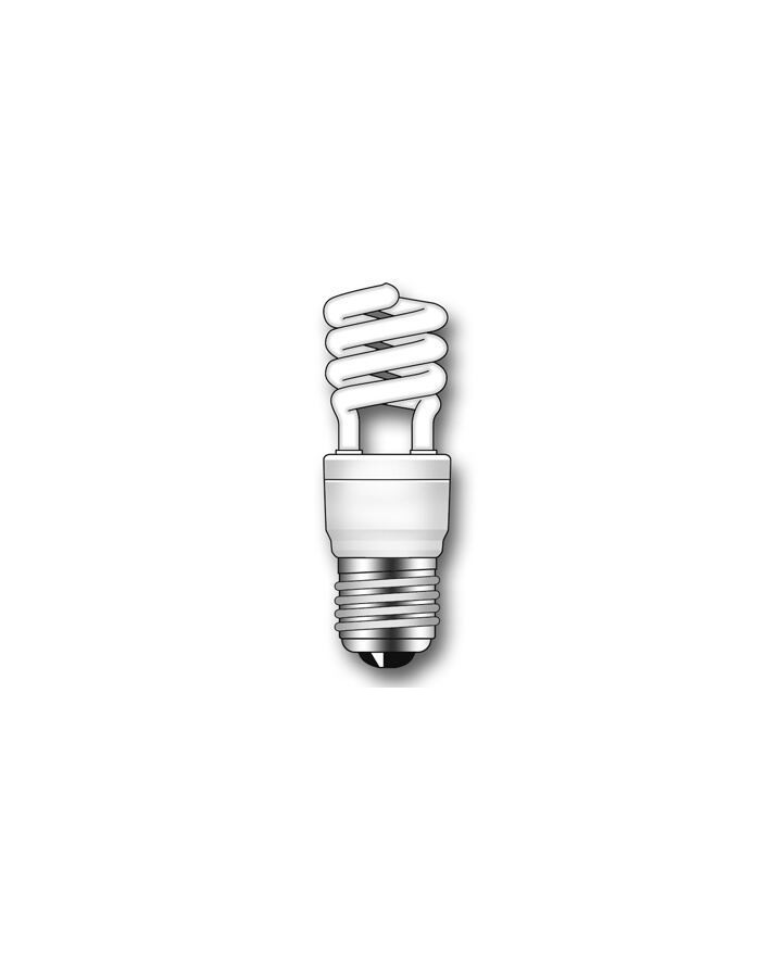 Lámpara Duralux MINI TWIST ECO Luz natural 7W E27