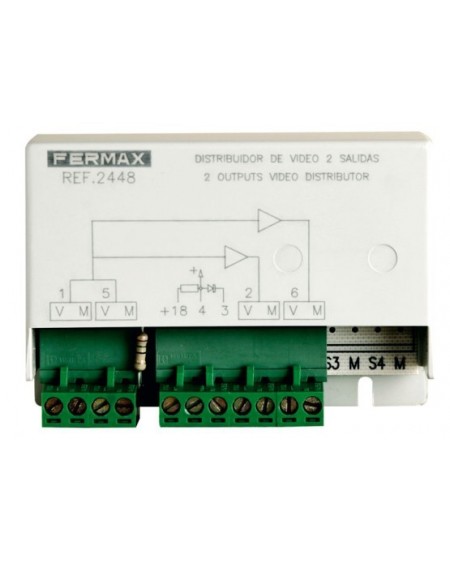 Distribuidor de video de 2 salidas Fermax 2448