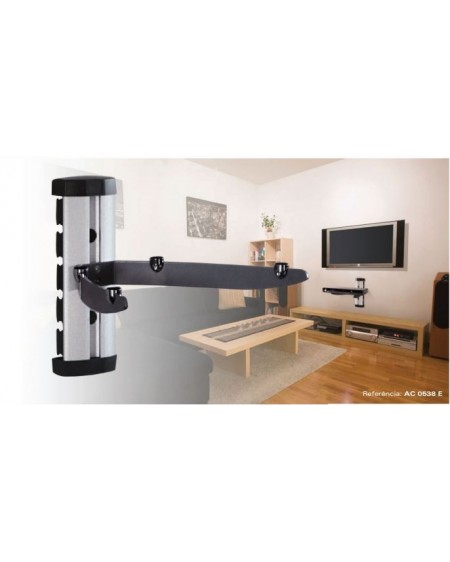 SOPORTE LUNIXPRO-DVD NEGRO AC0538E