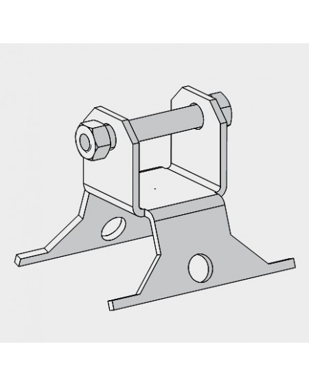 Base basculante para torre modelo 180 Zinc+RPR