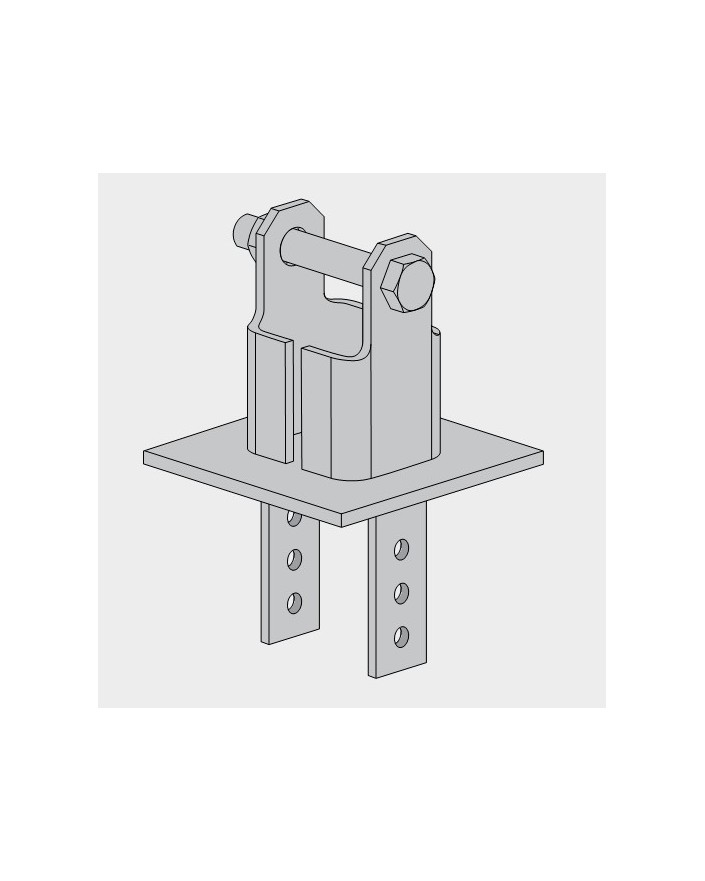 Base basculante para Torre 360 Zinc+RPR