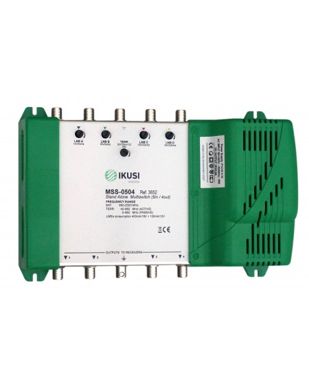 Multiswitch FI autónomo 5x4 MSS-0504