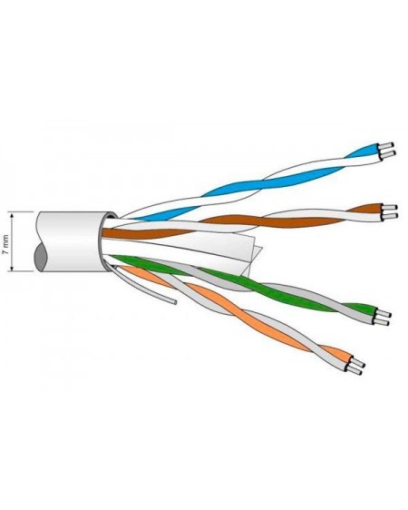 Cable UTP CAT6 Libre de Halógeno (Rollo 305m)