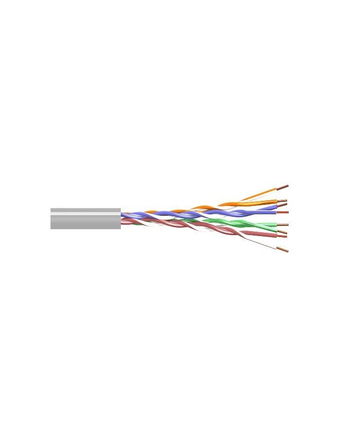 Cable UTP CAT5 Gris (Rollo 100m) CCA