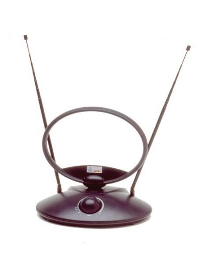 Antena de interior oval con amplificador